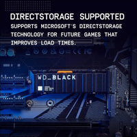 Western Digital Black SN850X NVMe, 1 TB, PCIE GEN4, M.2 Form Factor, 5 Year