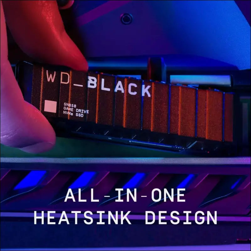 Western Digital Black SN850X NVMe, 1 TB, PCIE GEN4, M.2 Form Factor, 5 Year