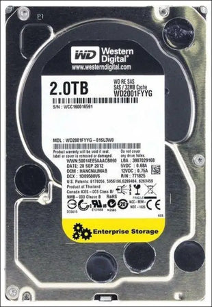 Western Digital RE 2 TB Internal Hard Drive -WD2001FYYG