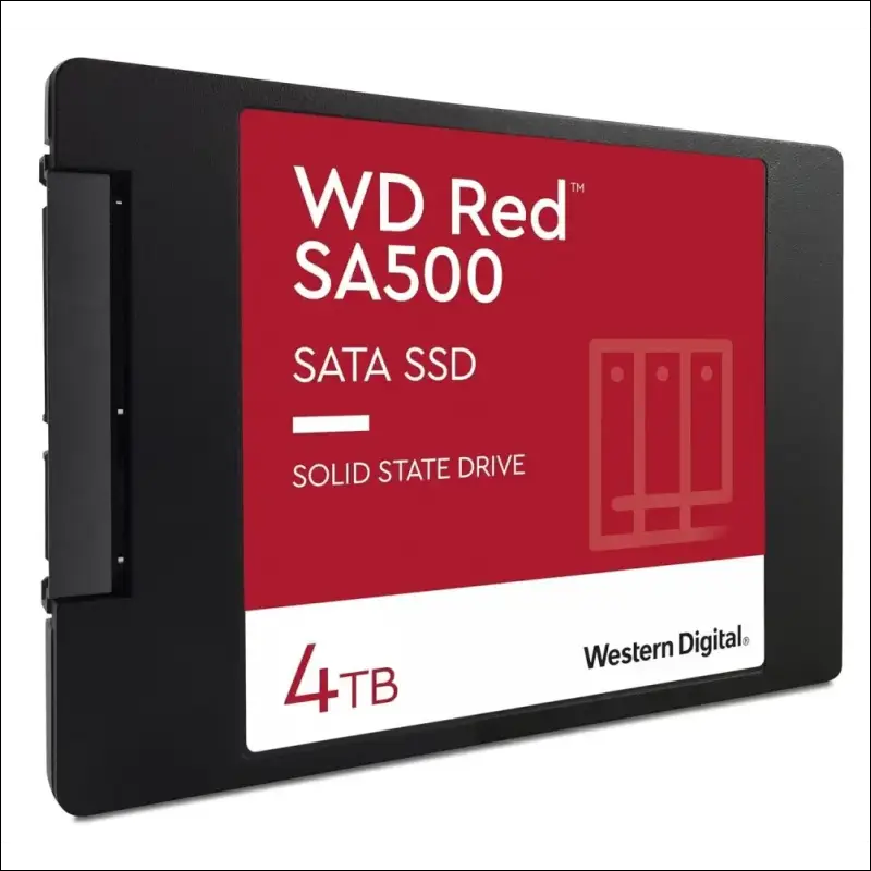 Western Digital SA500 2TB 2.5-inch SATA NAS SSD, Red