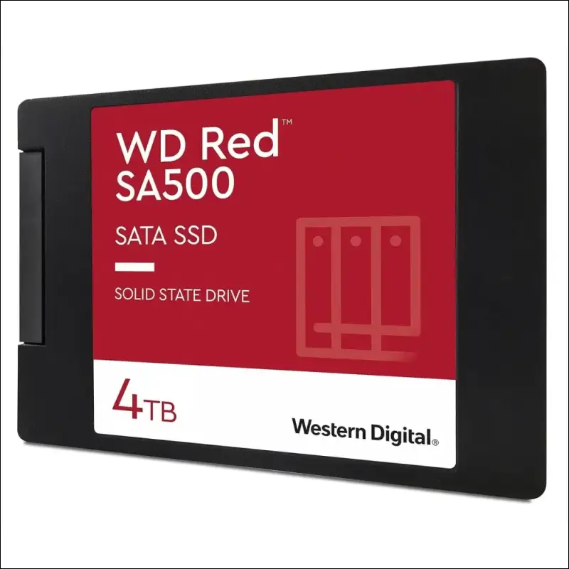 Western Digital SA500 2TB 2.5-inch SATA NAS SSD, Red