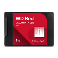 Western Digital SA500 2TB 2.5-inch SATA NAS SSD, Red