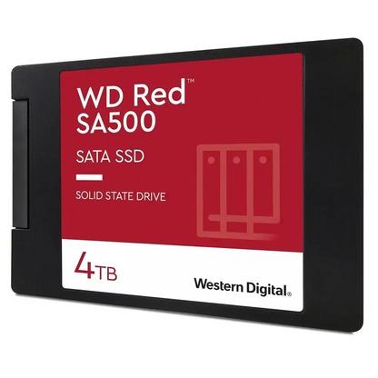 Western Digital SA500 2TB 2.5-inch SATA NAS SSD, Red