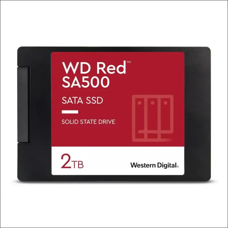 Western Digital SA500 2TB 2.5-inch SATA NAS SSD, Red