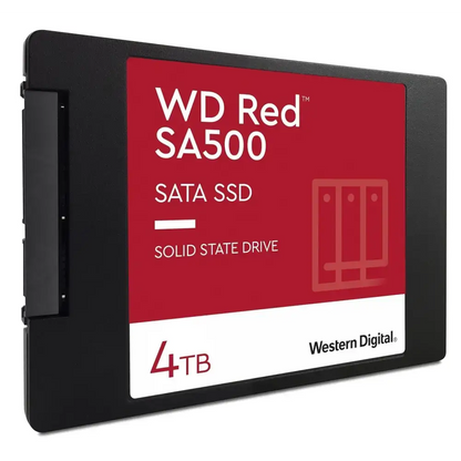 Western Digital SA500 2TB 2.5-inch SATA NAS SSD, Red