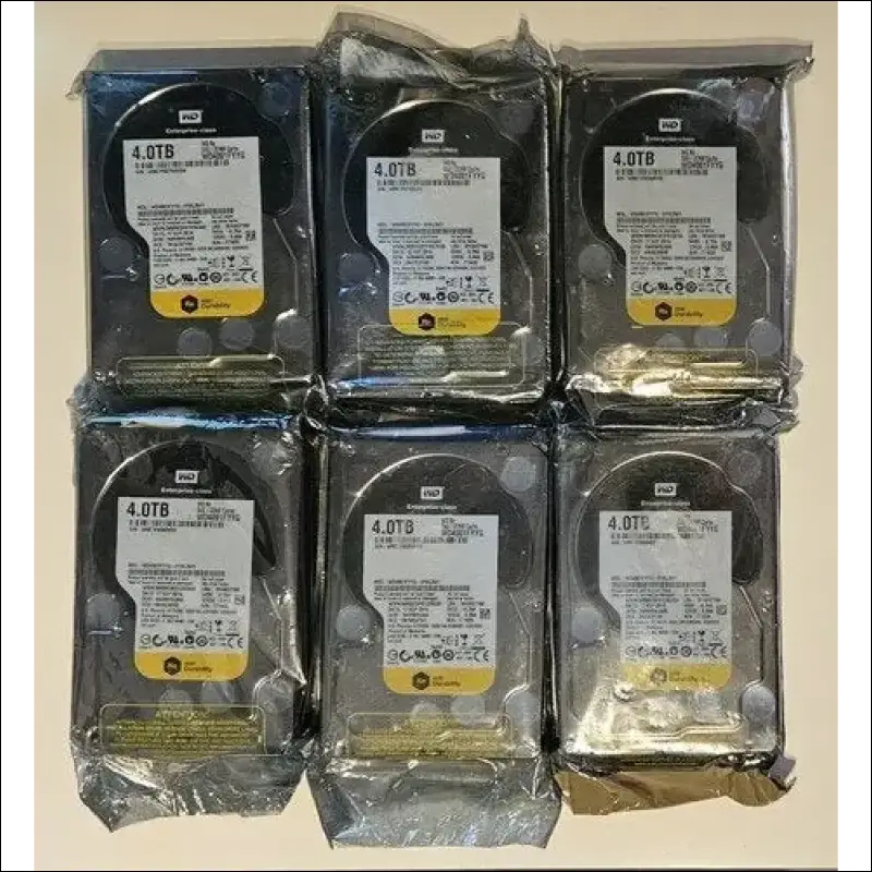 Western Digital SAS Hard Drive, Enterprise, 4Tb, 3.5", 32mb cache, unopened.