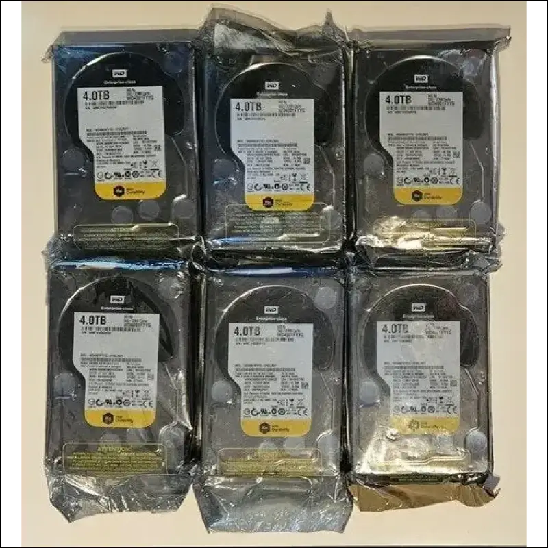 Western Digital SAS Hard Drive, Enterprise, 4Tb, 3.5", 32mb cache, unopened.