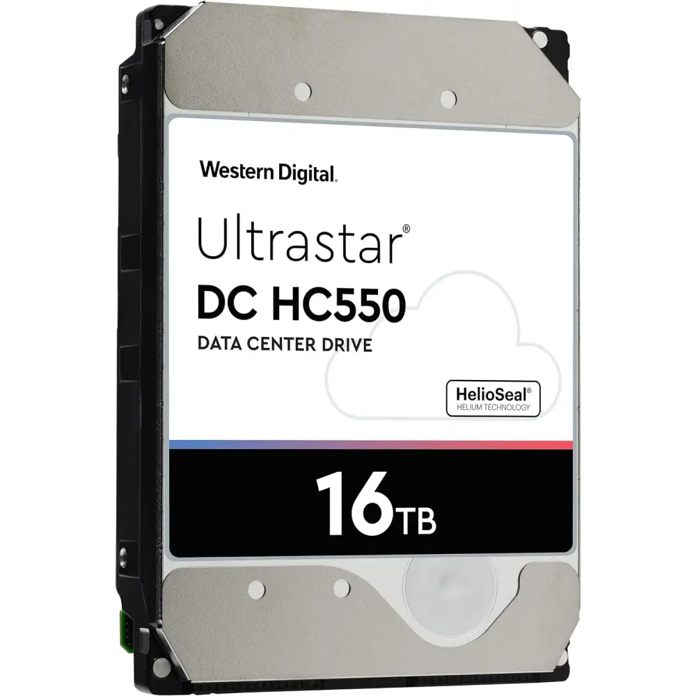 Western Digital WD 16TB HDD Ultrastar DC HC550 SATA 7200RPM 3.5’’ Enterprise Hard Drive - WUH721816ALE6L4 (Renewed)