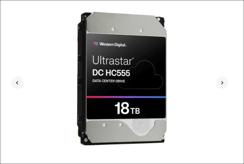 Western Digital WD Ultrastar 18TB 3.5' SAS HC555 Data Center HDD Storage