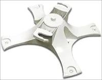 White Wall Mount Kit 6 Pack, JW047A, Compatible with Aruba AP-220-MNT-W1W