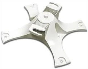 White Wall Mount Kit 6 Pack, JW047A, Compatible with Aruba AP-220-MNT-W1W