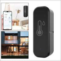 WiFi Hygrometer Thermometer Sensor Tuya for Zigbee WiFi Intelligent Temperature Humidity Sensor Monitor App Remote Control (for ZigBee)