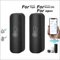 WiFi Hygrometer Thermometer Sensor Tuya for Zigbee WiFi Intelligent Temperature Humidity Sensor Monitor App Remote Control (for ZigBee)