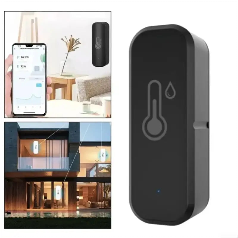 WiFi Hygrometer Thermometer Sensor Tuya for Zigbee WiFi Intelligent Temperature Humidity Sensor Monitor App Remote Control (for ZigBee)