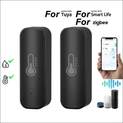 WiFi Hygrometer Thermometer Sensor Tuya for Zigbee WiFi Intelligent Temperature Humidity Sensor Monitor App Remote Control (for ZigBee)