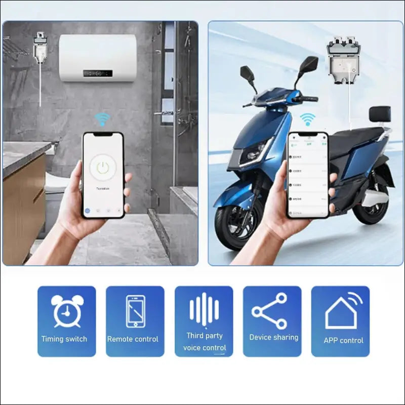 WiFi Smart Plug, IP66 Waterproof Safety Lock Hole WiFi Smart Socket for Outdoor (SNW-AU)