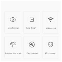 WiFi Smart Plug, IP66 Waterproof Safety Lock Hole WiFi Smart Socket for Outdoor (SNW-2AU)