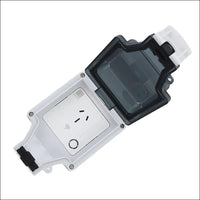 WiFi Smart Plug, IP66 Waterproof Safety Lock Hole WiFi Smart Socket for Outdoor (SNW-AU)