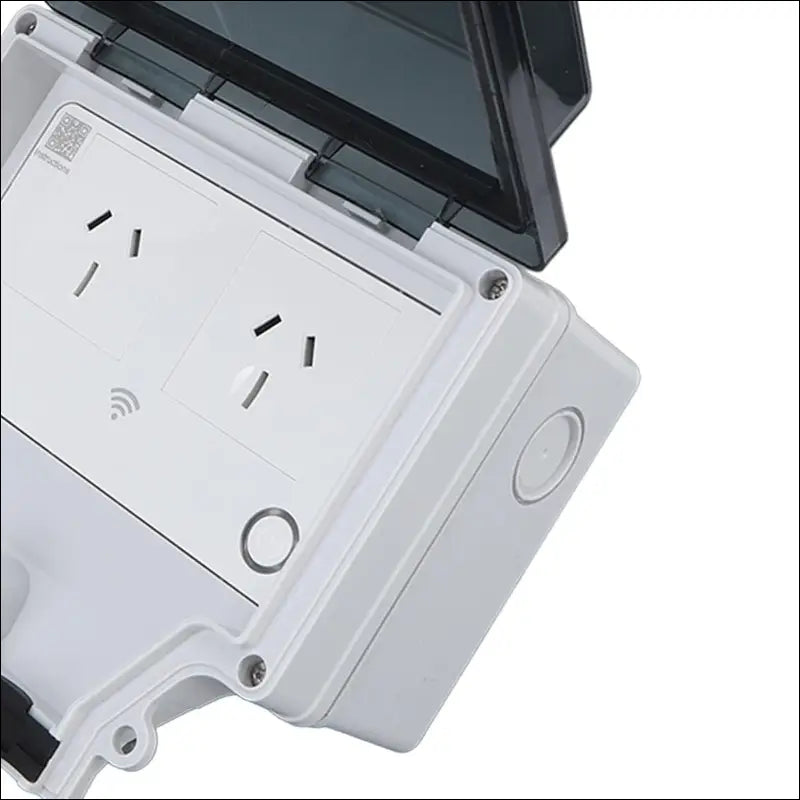 WiFi Smart Plug, IP66 Waterproof Safety Lock Hole WiFi Smart Socket for Outdoor (SNW-2AU)