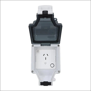 WiFi Smart Plug, IP66 Waterproof Safety Lock Hole WiFi Smart Socket for Outdoor (SNW-AU)