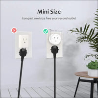 WiFi Smart Plug with RGB Light, Compatible with Alexa, Google Home Assistant, No Hub Needed, App Control, Timing Function, SAA & RCM Certified (4 Pack)