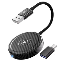 Wireless CarPlay Adapter for iPhone,Wireless Apple Carplay,Apple Carplay Wireless Adapter 2024 Upgrade Plug & Play 5GHz WiFi Online Update, Fit for Cars from 2017 & iPhone iOS 10+