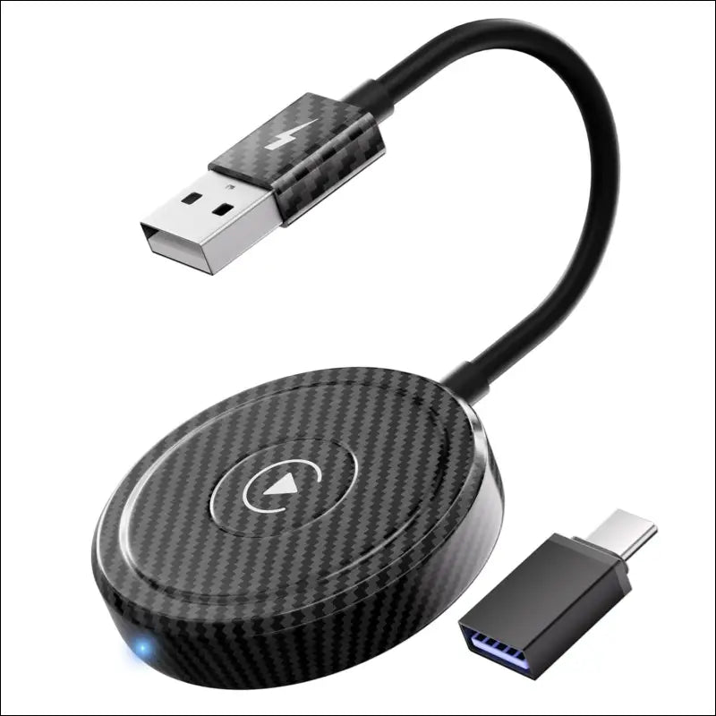 Wireless CarPlay Adapter for iPhone,Wireless Apple Carplay,Apple Carplay Wireless Adapter 2024 Upgrade Plug & Play 5GHz WiFi Online Update, Fit for Cars from 2017 & iPhone iOS 10+