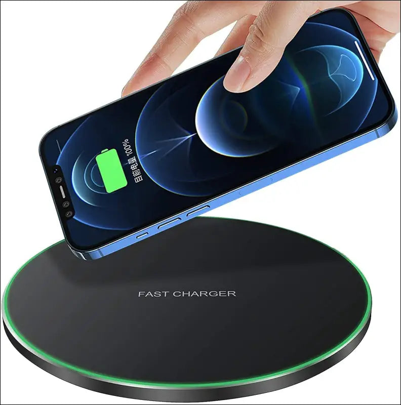 Wireless Charger Fast Wireless Charging Pad 20W Max Compatible with iPhone 11 12 13 14 15 16 Pro Max/Pro/XR/XS/8 Plus,Galaxy S24/S23/S22/S21/S20/Note 20/10, AirPods Pro etc. (No...