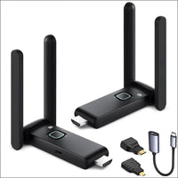 Wireless HDMI Transmitter and Receiver, Plug and Play, Multi TV Extender, Wireless HDMI Extender Kit Supports Video Streaming from Laptop to HDTV/Projector/Tab