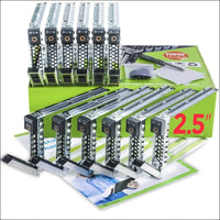 WORKDONE 12 Pack - 2.5" Drive Caddy - Compatible for Dell PowerEdge 14th Gen Servers R440 R640 R740 R740xd R840 R940 R6415 - DXD9H - Sticker - Installation Manual