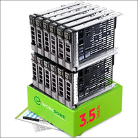 WORKDONE 12 Pack - 3.5" Hard Drive Caddy - Compatible for Dell PowerEdge Server 11-13th Gen - with Installation Manual - Front Sticker - Screwdriver - Strong Tray Screws