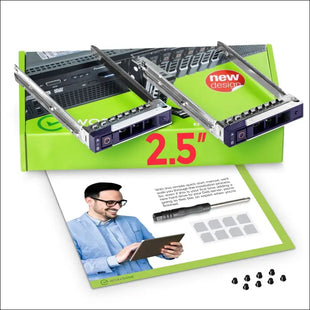 WorkDone 2-Pack 2.5" Hard Drive Caddy - Compatible for Dell PowerEdge Servers - 14th Gen R340 R440 R540 R640 R740 R740xd R840 R940 R6415 R7415 R7425