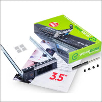 WorkDone 3.5" Hard Drive Caddy - Compatible for Dell PowerEdge Servers - 14th Gen R440 R540 R640 R740 R740xd2 R6415 R7425 and More - Bright LED Hot Swap SAS SATA Bracket Tray -...