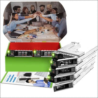 WORKDONE 6 Pack - 3.5" Hard Drive Caddy with 2.5" Hard Drive Adapter - Compatible with Dell PowerEdge Server 14th-15th Gen.- Manual - Sticker - Screwdriver - Strong Screws