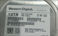 WUS721010AL5204 - Western Digital Ultrastar DC HC330 10TB 7200RPM SAS 12Gb/s SE