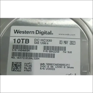 WUS721010AL5204 - Western Digital Ultrastar DC HC330 10TB 7200RPM SAS 12Gb/s SE