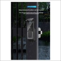 Xenocam Waterproof Outdoor Gate Smart Rim Smart Door Lock WiFi Fingerprint Smart Lock Support Password IC Card Key Wiring Digital Gate Access Control for Tuya