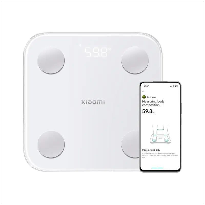 Xiaomi Body Composition Scale S400, Bluetooth Body Fat Scale, Smart BMI Scale Digital Bathroom Weight Scale, Body Composition Analyzer with Smartphone App