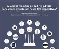Xiaomi Mi Router 4A - Fiber Optic 5G Router With 128MB Memory, Dual Band, 4 Omni-Directional Antennas, White