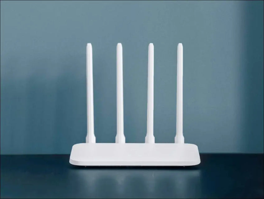 Xiaomi Mi Router 4A - Fiber Optic 5G Router With 128MB Memory, Dual Band, 4 Omni-Directional Antennas, White