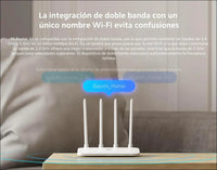 Xiaomi Mi Router 4A - Fiber Optic 5G Router With 128MB Memory, Dual Band, 4 Omni-Directional Antennas, White