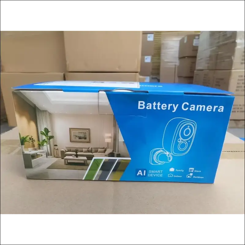 XNY Tuya Surveillance Camera Outdoor/Indoor Battery with 32GB SD Card, IP65 Waterproof, 2.4G WLAN Surveillance Camera with Motion Detection, 2-Way Audio, Night Vision
