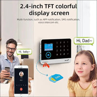 XNY WiFi Home Alarm Systems, Wireless 4G Alarm System for Home Security with APP Alert, 24-Piece-Kit, Motion Detector, Door Window Sensor, Siren,Work with Amazon Alexa and...
