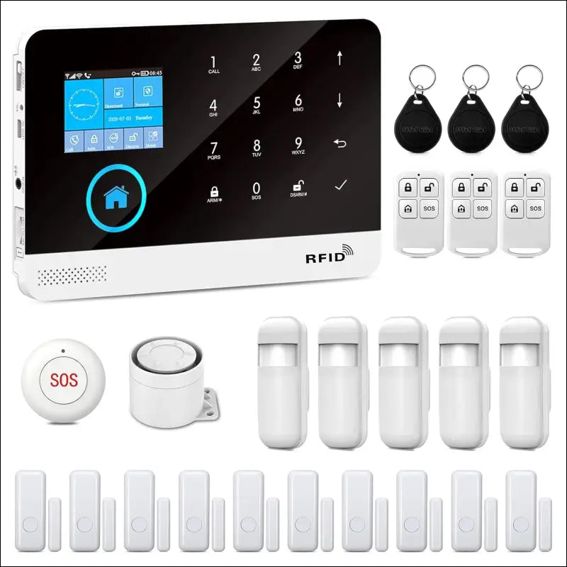 XNY WiFi Home Alarm Systems, Wireless 4G Alarm System for Home Security with APP Alert, 24-Piece-Kit, Motion Detector, Door Window Sensor, Siren,Work with Amazon Alexa and...