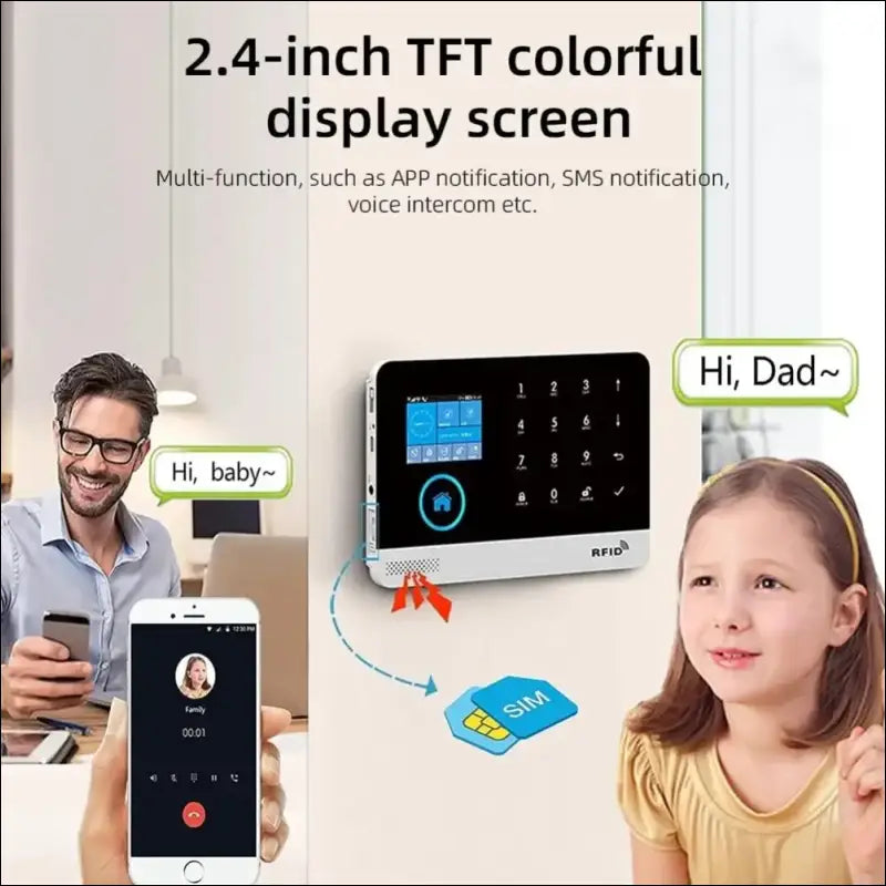 XNY WiFi Home Alarm Systems, Wireless 4G Alarm System for Home Security with APP Alert, 24-Piece-Kit, Motion Detector, Door Window Sensor, Siren,Work with Amazon Alexa and...