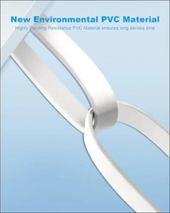 Yauhody CAT 8 Ethernet Cable 2m 5 Pack High Speed 40Gbps 2000MHz SFTP Flat Internet Network Cable with Gold Plated RJ45