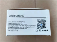 Zigbee Hub, Zigbee WiFi and Bluetooth Dual Mode Gateway, Smart Life/Tuya App Can Support ZigBee Temperature and Humidity, Thermostat Valve, Door Sensor, Detector, Intelligent...