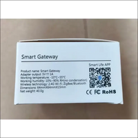 Zigbee Hub, Zigbee WiFi and Bluetooth Dual Mode Gateway, Smart Life/Tuya App Can Support ZigBee Temperature and Humidity, Thermostat Valve, Door Sensor, Detector, Intelligent...