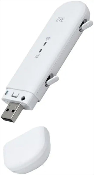 ZTE MF79N, Unlocked Wi-Fi USB Modem, Low Cost Travel Wi-Fi, External Antenna Ports (White)