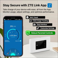 ZTE MF79N, Unlocked Wi-Fi USB Modem, Low Cost Travel Wi-Fi, External Antenna Ports (White)